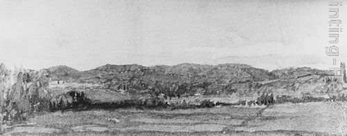 Three Views, No. 2 View near Oswego, New York painting - John William Hill Three Views, No. 2 View near Oswego, New York art painting